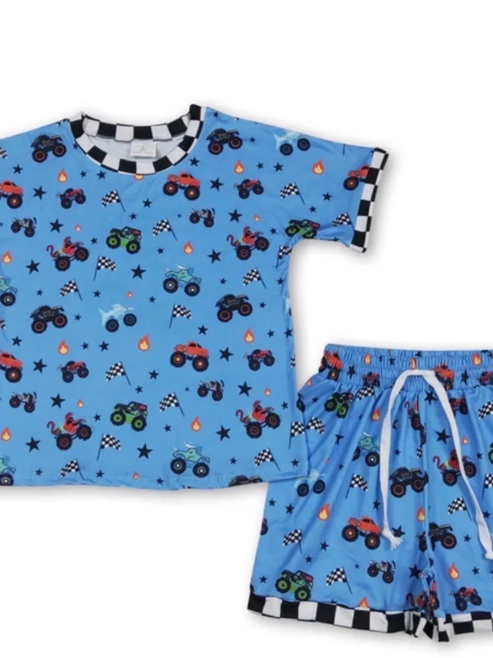 NIB Boys Monster Truck Shorts Set – Size 6/7